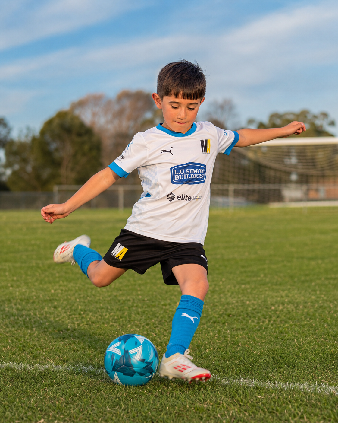 MAFD Puma Youth Football Training Kit – Top, Shorts & Socks Ages 5–14